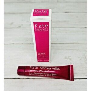 Kate Somerville Wrinkle Warrior 2-in-1 Plumping Moisturizer  Serum 0.25oz Travel